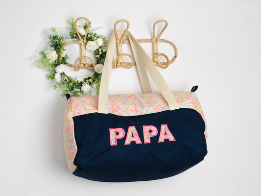 Louison le sac polochon adulte Lettrage tissu