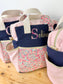 Sac à dos enfant personnalisé Ombeline Liberty Pois de senteur