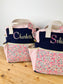 Sac à dos enfant personnalisé Ombeline Liberty Pois de senteur