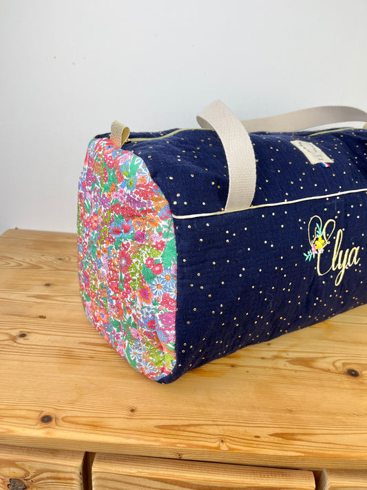 Louison le sac polochon personnalisé Liberty Margaret tutti frutti