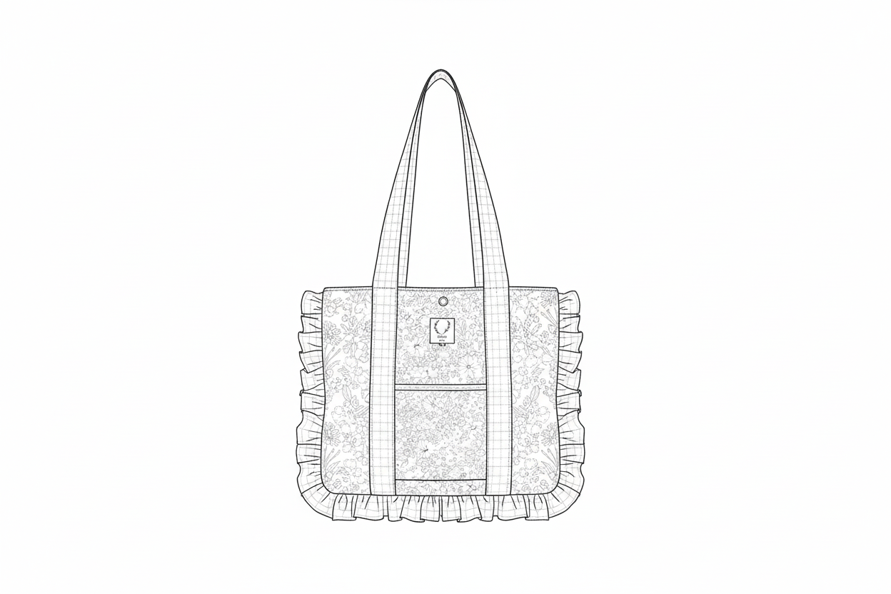 Le grand tote bag Agnès 100% personnalisable
