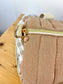 Sac Louison gaze caramel et vichy galet