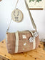 Sac Louison gaze caramel et vichy galet