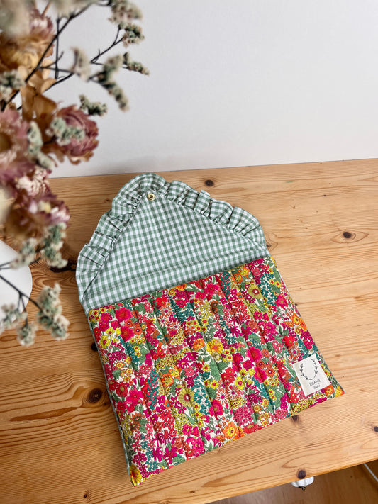 Pochette Charlotte Margaret annie B et vichy sauge