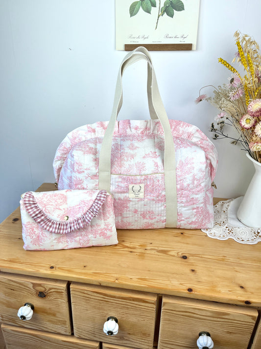 Ensemble Sac Chloé et matelas à langer personnalisable