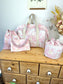 Ensemble Sac Chloé, panier pochon, pochon, et matelas à langer personnalisable