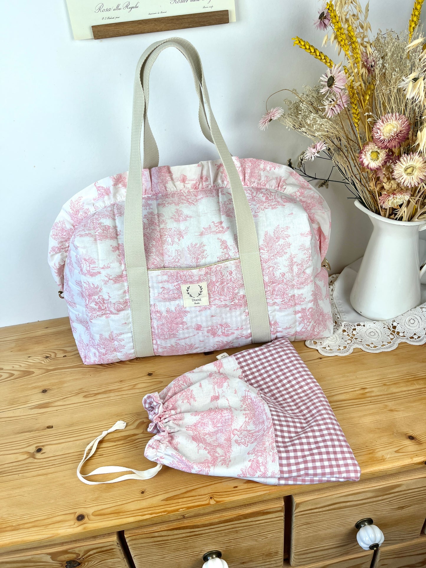 Ensemble Sac Chloé et pochon personnalisable
