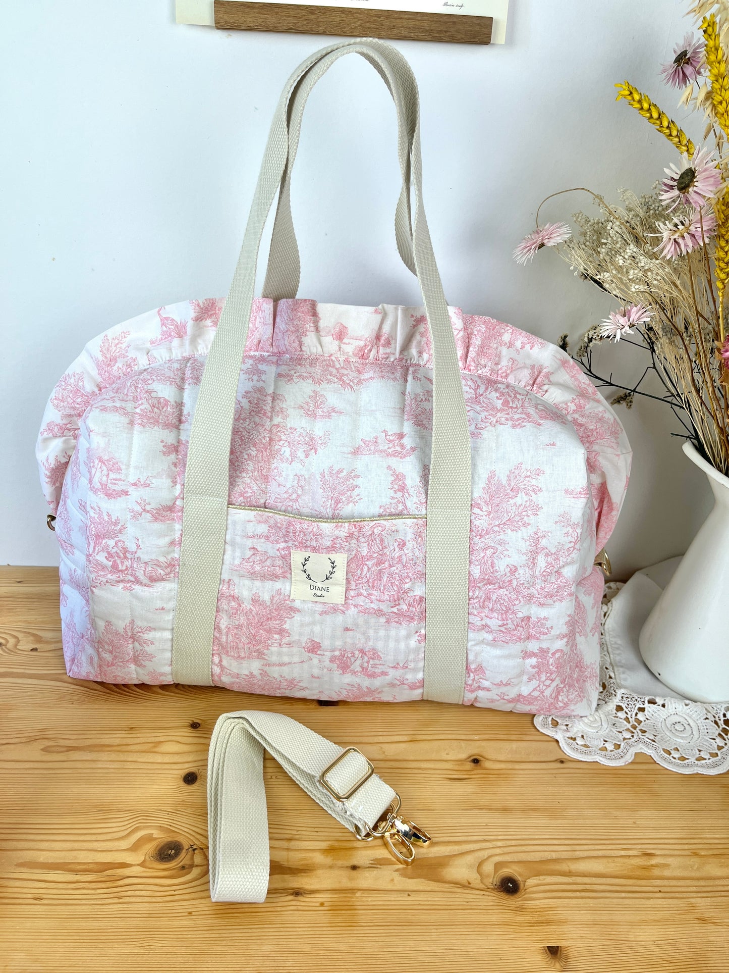 Ensemble Sac Chloé et matelas à langer personnalisables