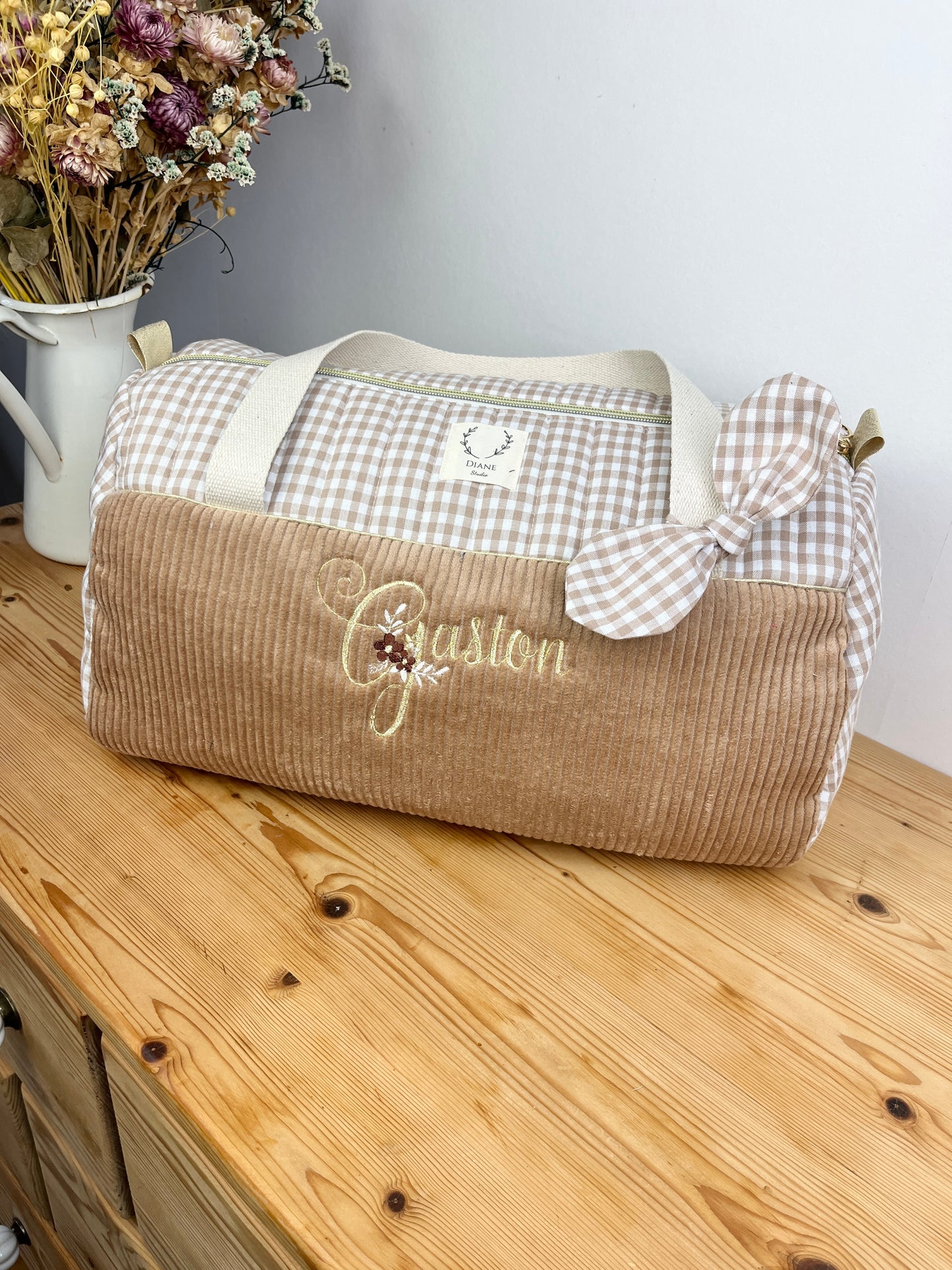 Sac Louison adulte initiale florale