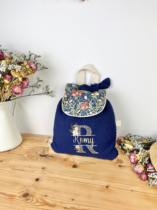 Le sac à dos enfant personnalisé Églantine Liberty of London