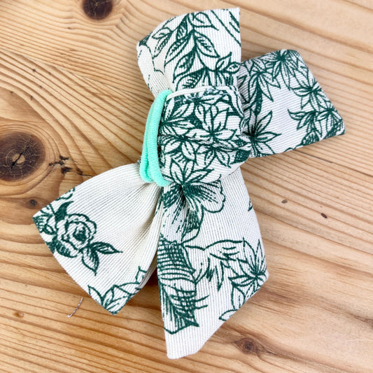 Noeud toile de jouy sapin