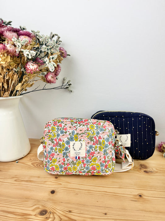Le sac bandoulière Elisabeth Liberty poppy and daisy moutarde