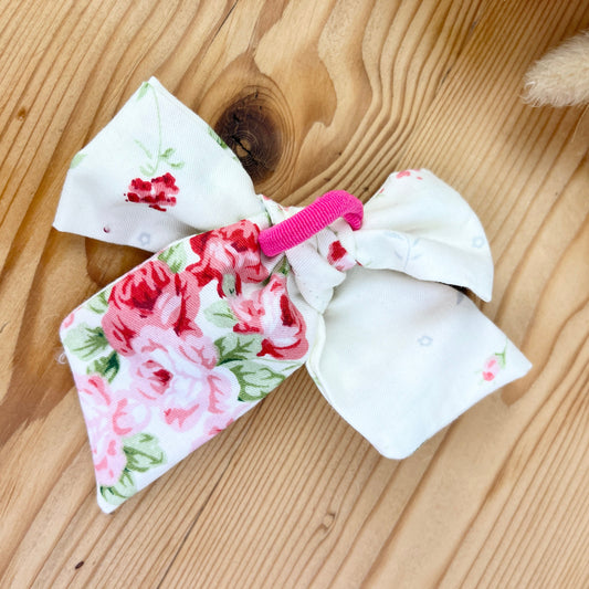 Noeud  coton roses