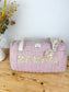 Louison le sac polochon adulte Liberty Félicité et vichy rose Maman cool