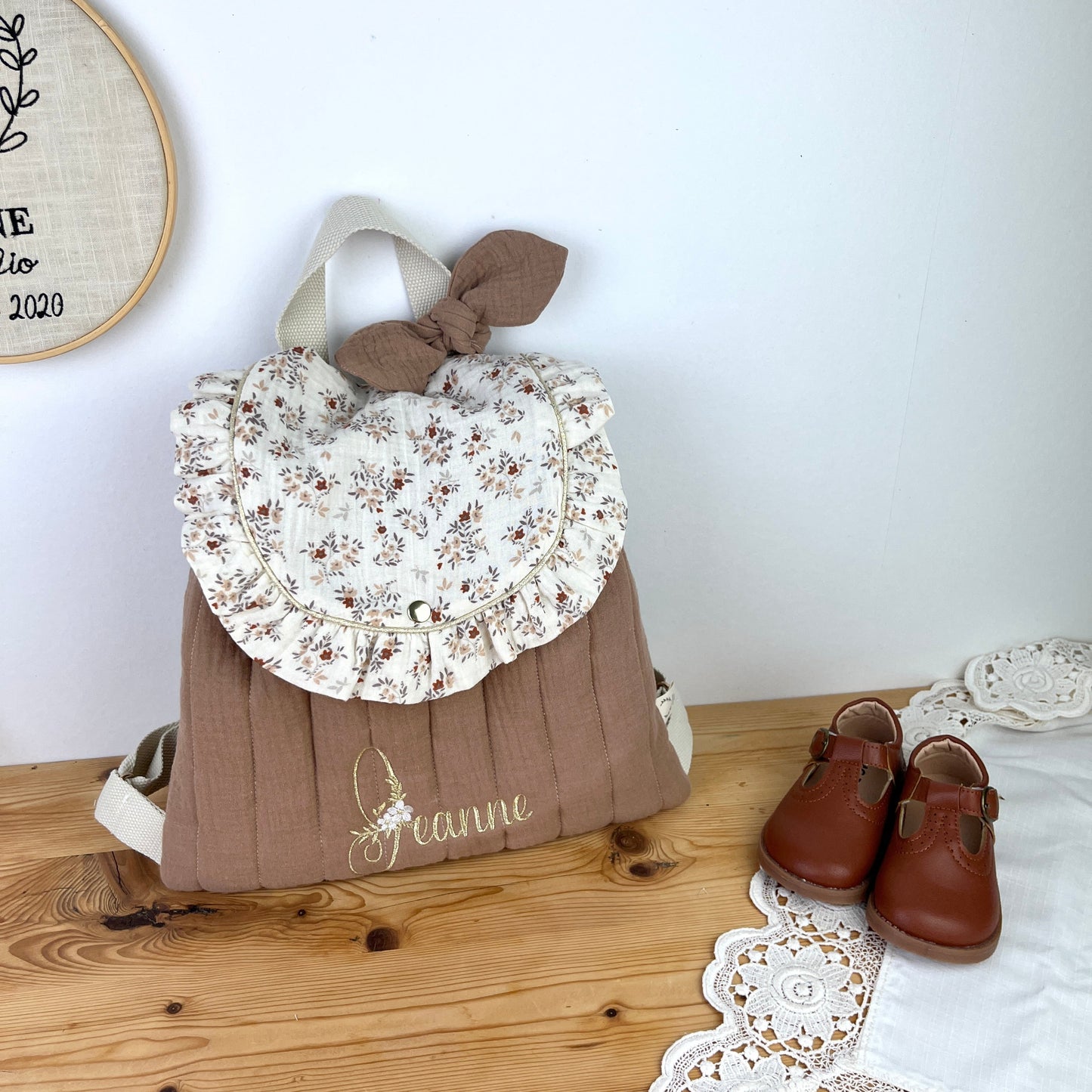 Ensemble sac à dos, pochon et serviette personnalisable