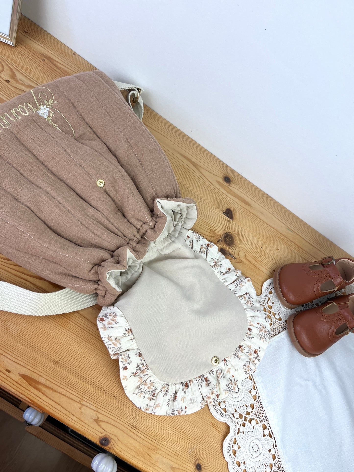 Ensemble sac à dos, pochon et serviette personnalisable
