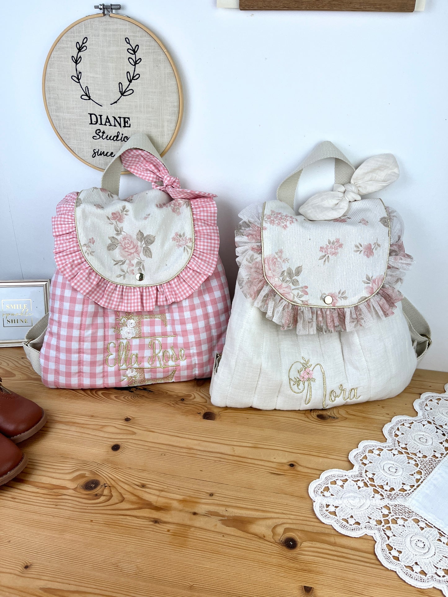 The Eglantine backpack is 100% customizable.