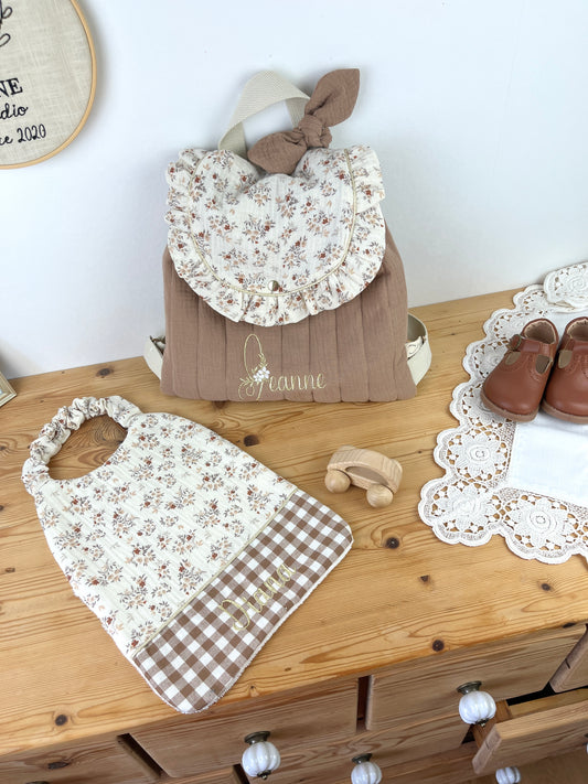 Ensemble sac à dos, pochon et serviette personnalisable