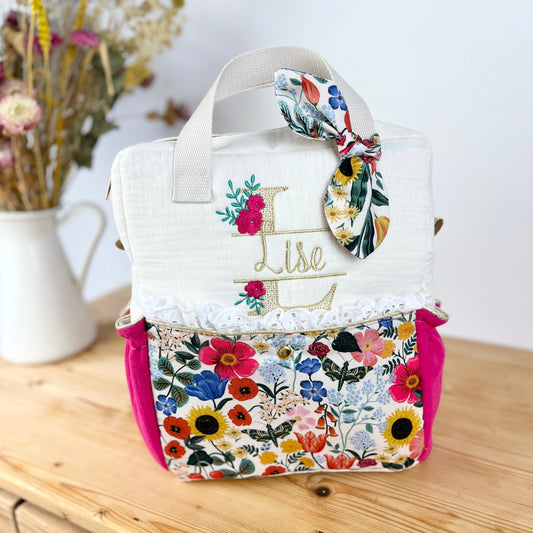 Le sac à dos enfant Ombeline personnalisé  modèle Lise