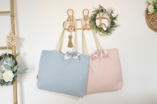 Le petit tote bag à noeud 100% personnalisable