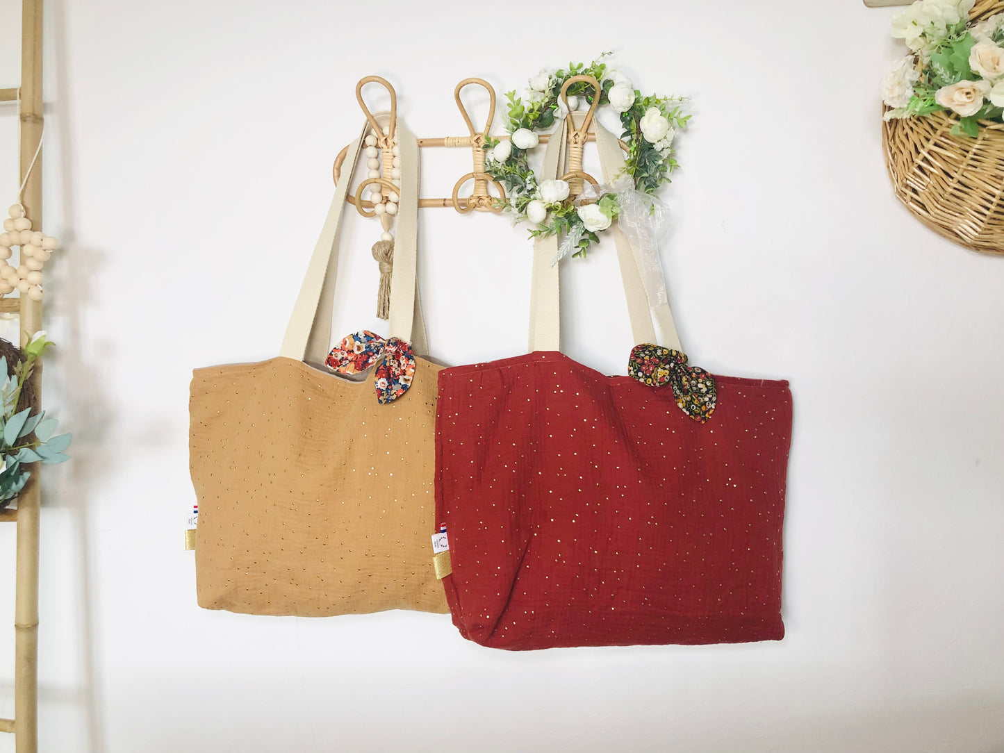 Le petit tote bag à noeud 100% personnalisable