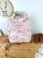 Set: Ombeline blanket and bag with floral initial 