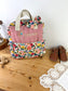 Le sac à dos enfant vintage garden et rose