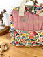 Le sac à dos enfant vintage garden et rose
