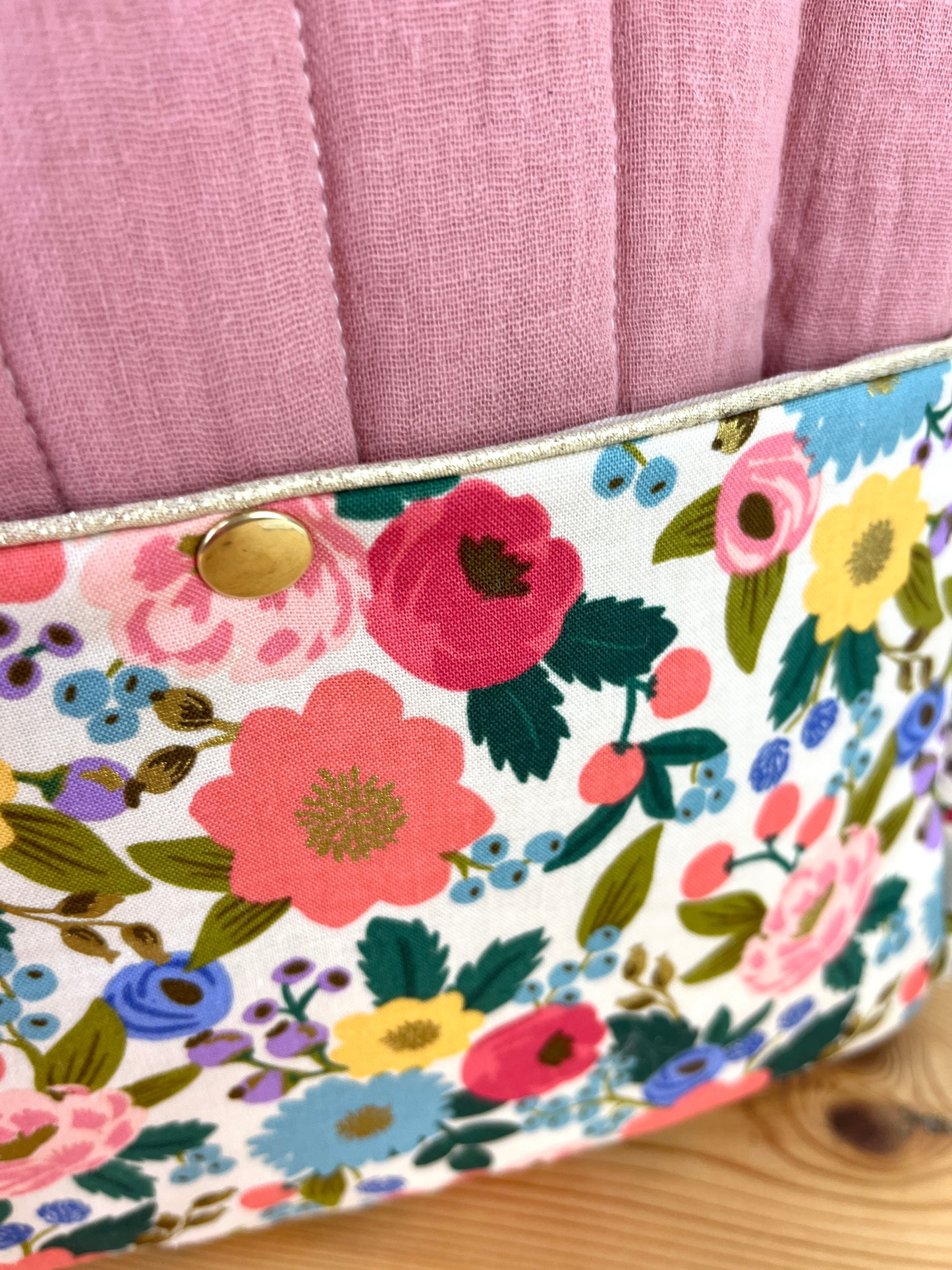 Le sac à dos enfant vintage garden et rose