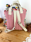 Le sac à dos enfant vintage garden et rose