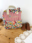 Le sac à dos enfant vintage garden et rose