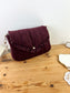 Le sac Elise velours cerise