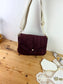 Le sac Elise velours cerise