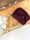 Le sac Elise velours cerise