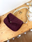 Le sac Elise velours cerise