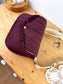 Le sac Elise velours cerise