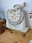 Le sac à dos Églantine gaze vanille et namra volant vichy