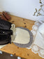 Le sac à dos Églantine velours et vichy chocolat