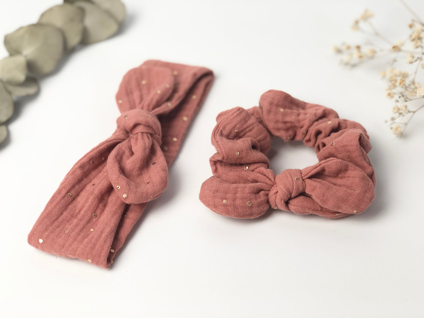 Ensemble : bandeau et chouchou au choix