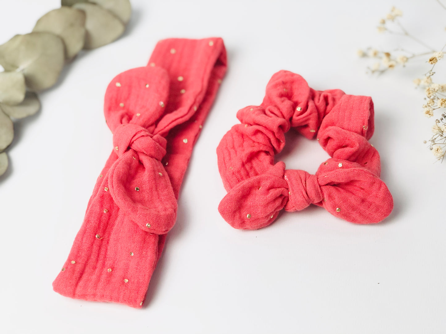 Ensemble : bandeau et chouchou au choix