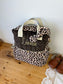 Le sac à dos enfant Ombeline gaze et velours chocolat