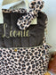 Le sac à dos enfant Ombeline gaze et velours chocolat