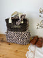 Le sac à dos enfant Ombeline gaze et velours chocolat