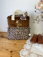 The Ombeline children's backpack in quilted gauze and sky blue gingham