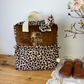 The Ombeline children's backpack in quilted gauze and sky blue gingham