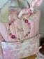 Le sac à dos enfant Ombeline gaze et jouy rose version Iris