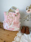 Le sac à dos enfant Ombeline gaze et jouy rose version Maddy