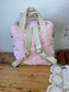 Le sac à dos enfant Ombeline gaze et jouy rose version Maddy