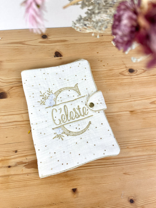 Mahé the golden cream notebook cover