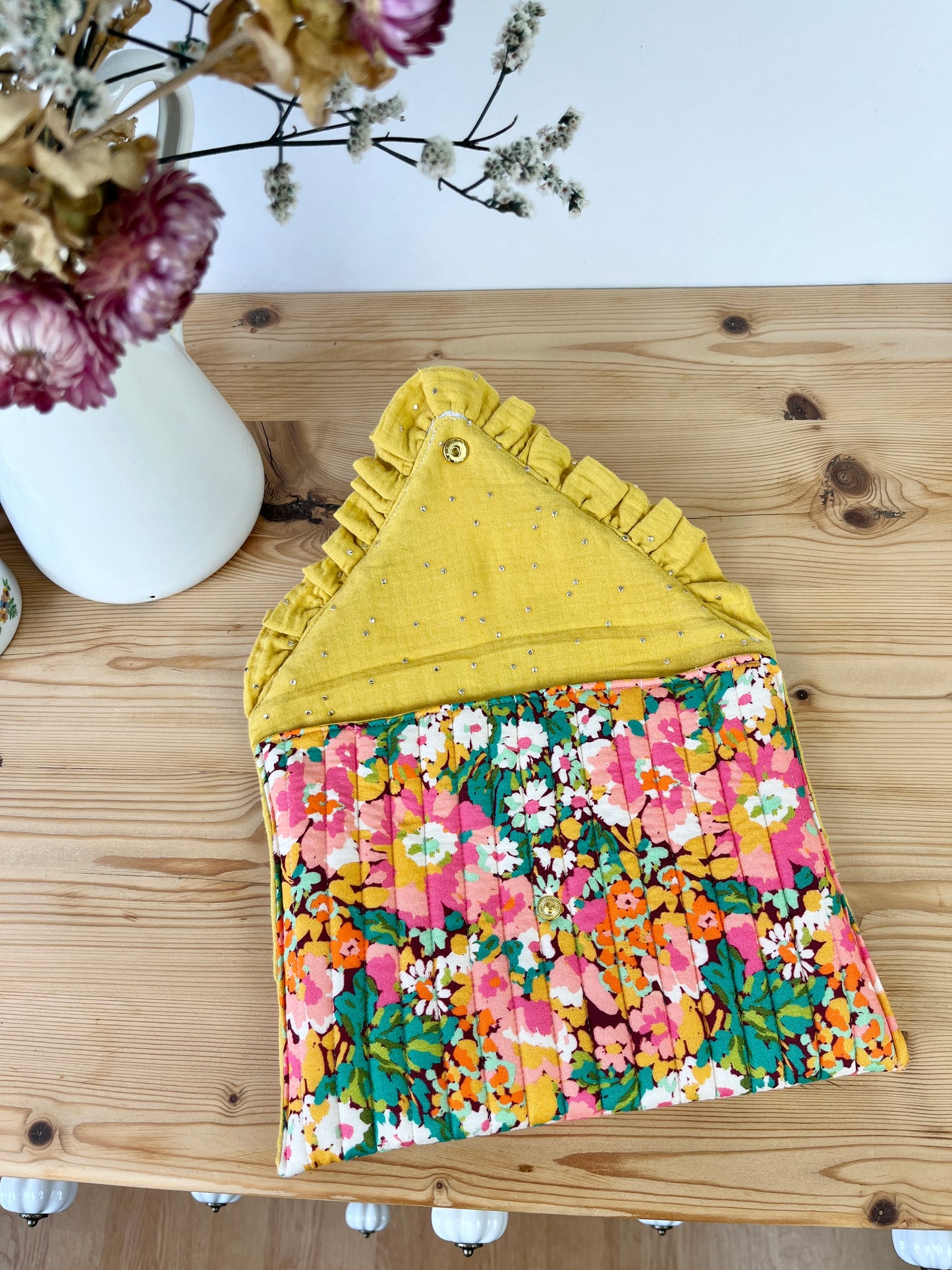 Pochette matelassée sunshine